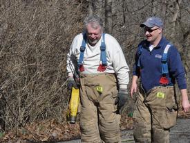 Asst. Chief Mitchell and Capt. Grimm @ Fernridge